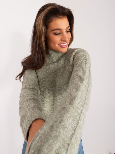 Sweter TW-SW-3002.03 pistacjowy L Sweter TW-SW-3002.03 pistacjowy L