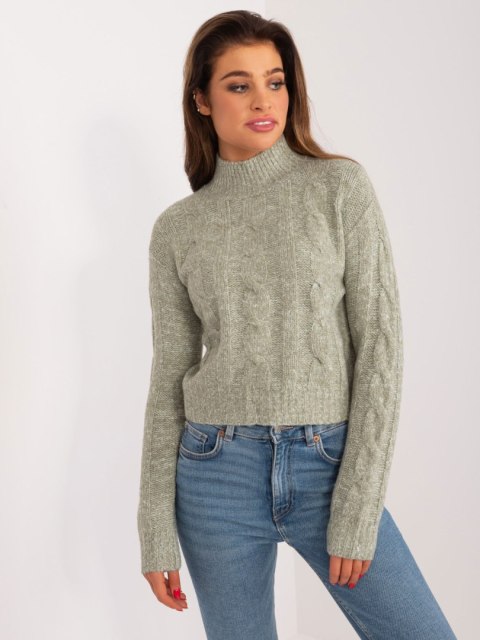 Sweter TW-SW-3002.03 pistacjowy M Sweter TW-SW-3002.03 pistacjowy M