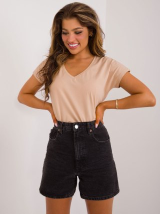 T-shirt RV-TS-4832.29 camelowy S