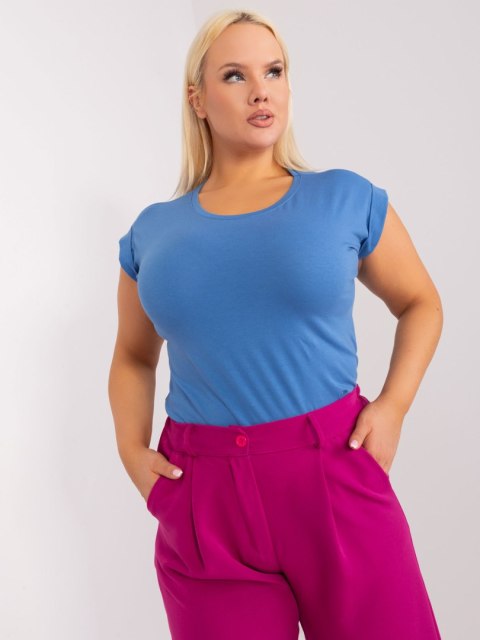 T-shirt RV-TS-4833.29 ciemny niebieski M T-shirt RV-TS-4833.29 ciemny niebieski M