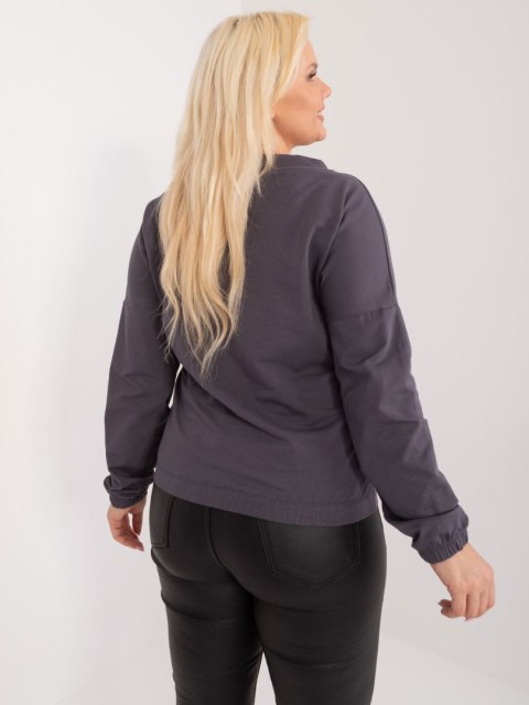 Bluzka RV-BZ-9234.38 grafitowy Bluzka RV-BZ-9234.38 grafitowy
