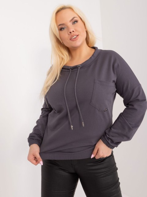 Bluzka RV-BZ-9234.38 grafitowy Bluzka RV-BZ-9234.38 grafitowy