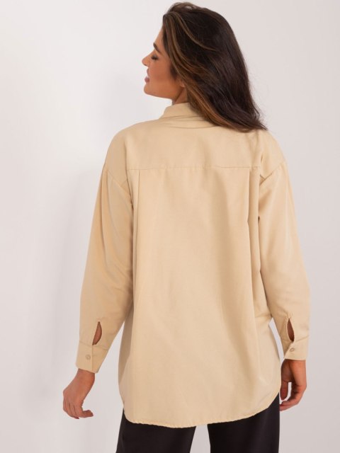 Koszula BA-KS-0286.99 beżowy S Koszula BA-KS-0286.99 beżowy S
