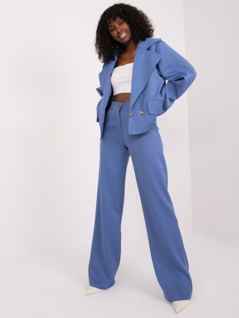 Marynarka LK-MA-509578.20 szaro-niebieski L/XL
