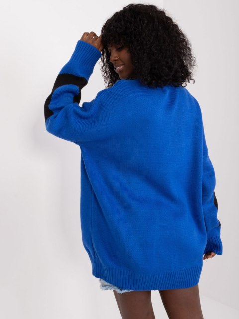 Sweter BA-SW-8060.05P kobaltowy Sweter BA-SW-8060.05P kobaltowy