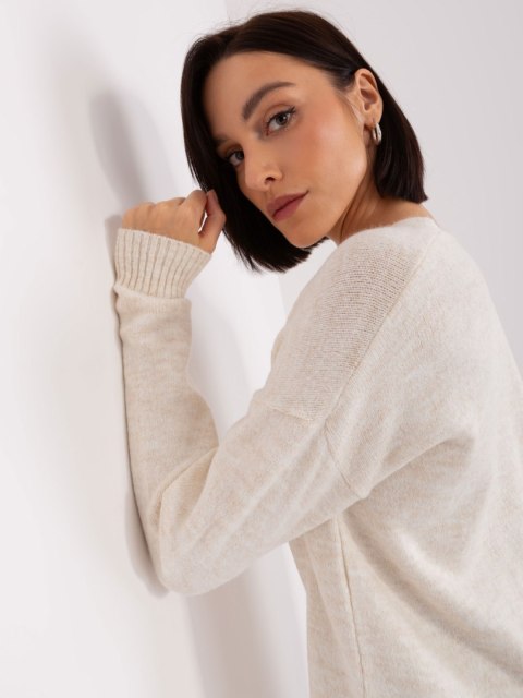 Sweter TO-SW-1810.26P jasny beżowy