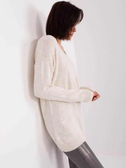 Sweter TO-SW-1810.26P jasny beżowy