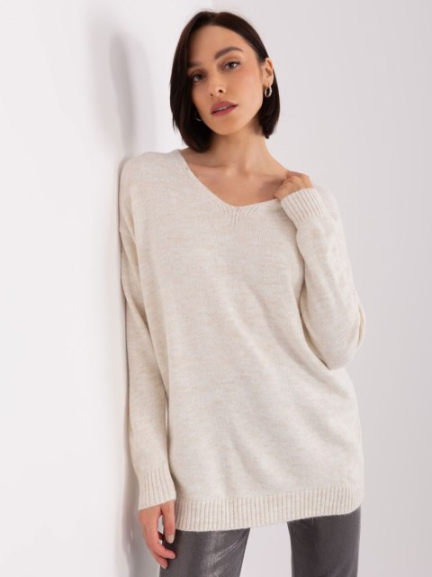 Sweter TO-SW-1810.26P jasny beżowy