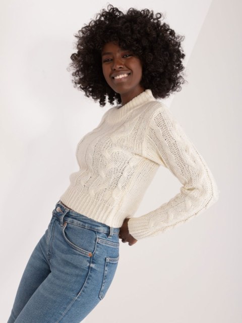 Sweter TW-SW-3001.05 ecru XL Sweter TW-SW-3001.05 ecru XL