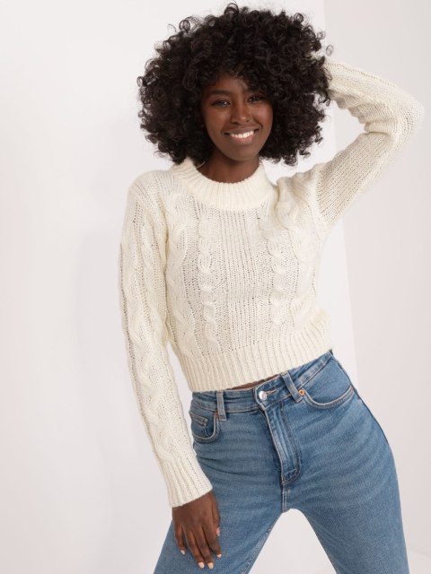 Sweter TW-SW-3001.05 ecru XL Sweter TW-SW-3001.05 ecru XL