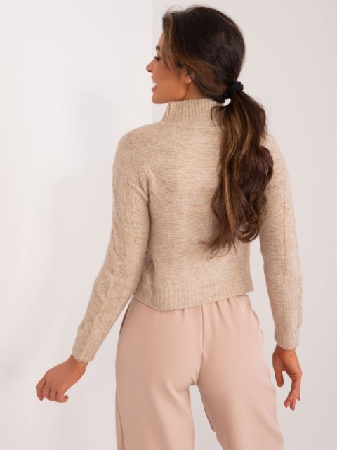 Sweter TW-SW-3002.03 beżowy M Sweter TW-SW-3002.03 beżowy M