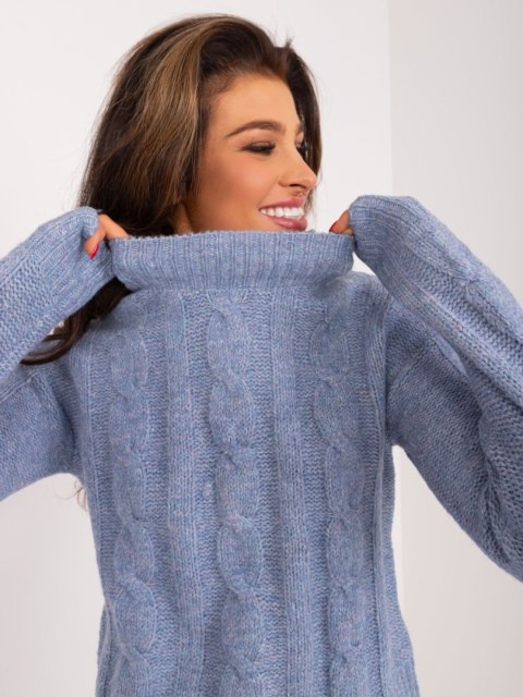 Sweter TW-SW-3002.03 ciemny niebieski S Sweter TW-SW-3002.03 ciemny niebieski S