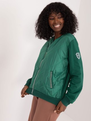 Bluza RV-BL-8223.05 ciemny zielony S/M