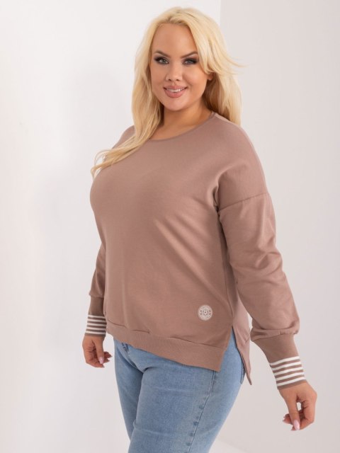 Bluzka RV-BZ-9145.02 ciemny bezowy Bluzka RV-BZ-9145.02 ciemny bezowy