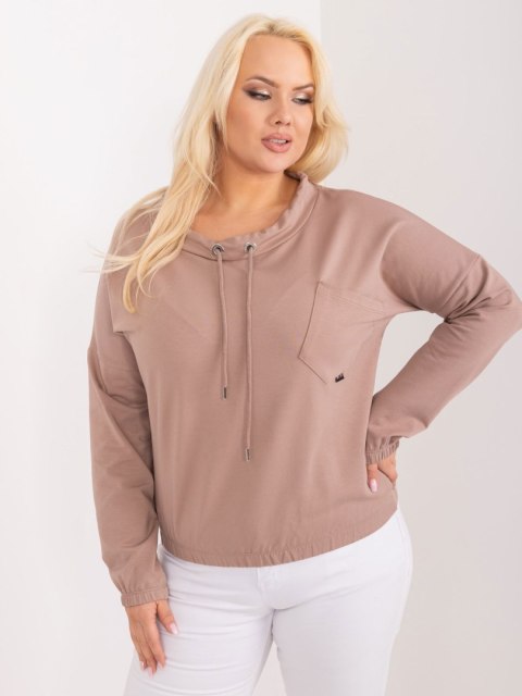 Bluzka RV-BZ-9234.38 jasny brązowy Bluzka RV-BZ-9234.38 jasny brązowy