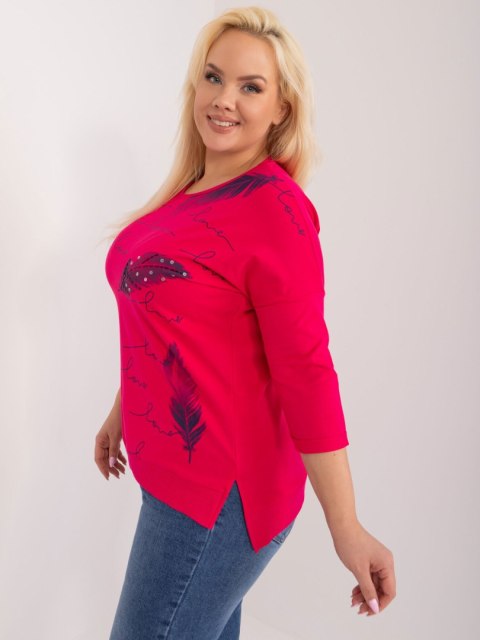 Bluzka RV-BZ-9433.81 fuksjowy Bluzka RV-BZ-9433.81 fuksjowy