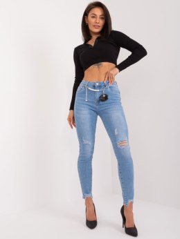 Spodnie jeans PM-SP-J1328-16.28X niebieski M