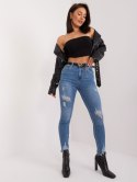 Spodnie jeans PM-SP-J1330-14.31X ciemny niebieski M