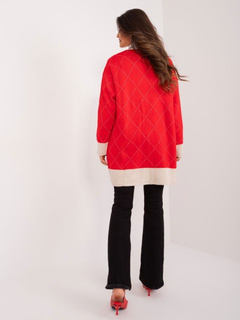 Sweter BA-SW-0258.19 czerwony Sweter BA-SW-0258.19 czerwony