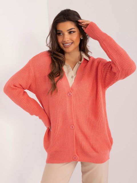 Sweter BA-SW-0321.68P koralowy Sweter BA-SW-0321.68P koralowy