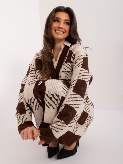 Sweter BA-SW-0538.29 brązowy Sweter BA-SW-0538.29 brązowy