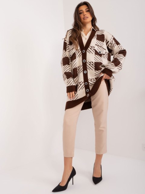 Sweter BA-SW-0538.29 brązowy Sweter BA-SW-0538.29 brązowy