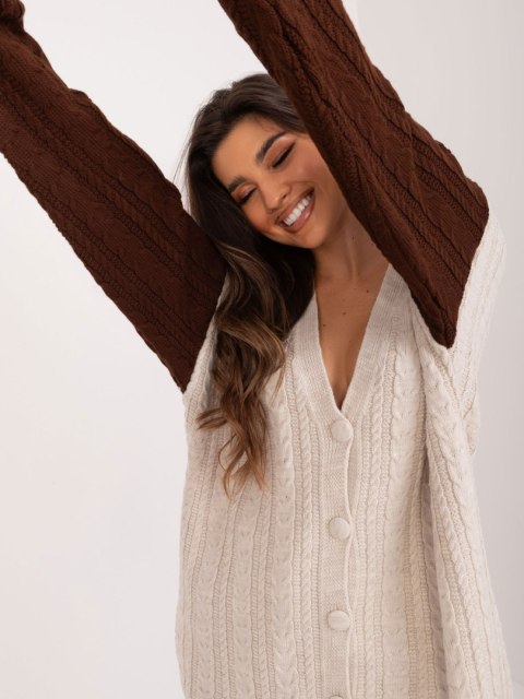 Sweter BA-SW-0549.32 brązowy Sweter BA-SW-0549.32 brązowy