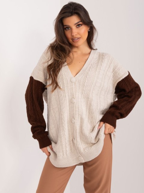 Sweter BA-SW-0549.32 brązowy Sweter BA-SW-0549.32 brązowy