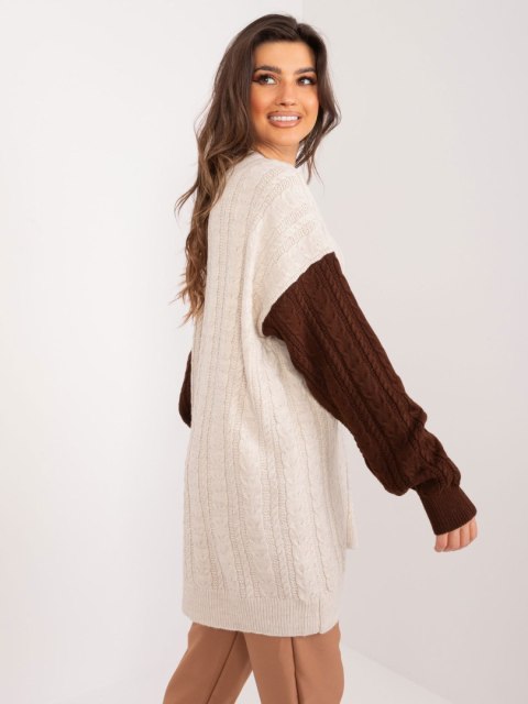 Sweter BA-SW-0549.32 brązowy Sweter BA-SW-0549.32 brązowy