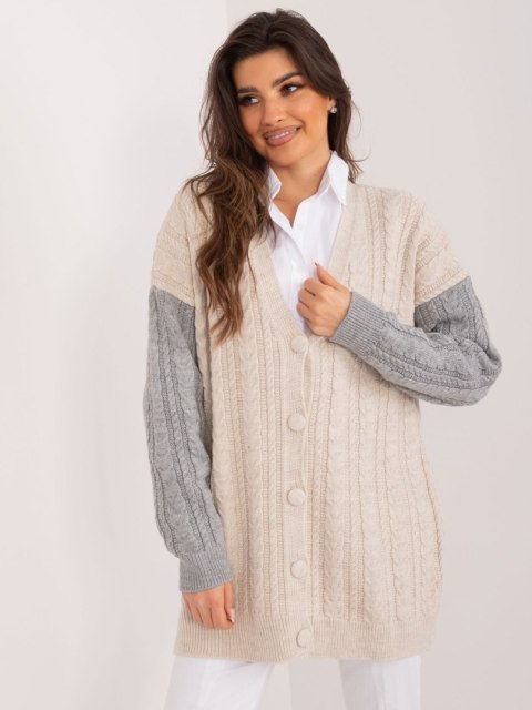 Sweter BA-SW-0549.32 szary Sweter BA-SW-0549.32 szary