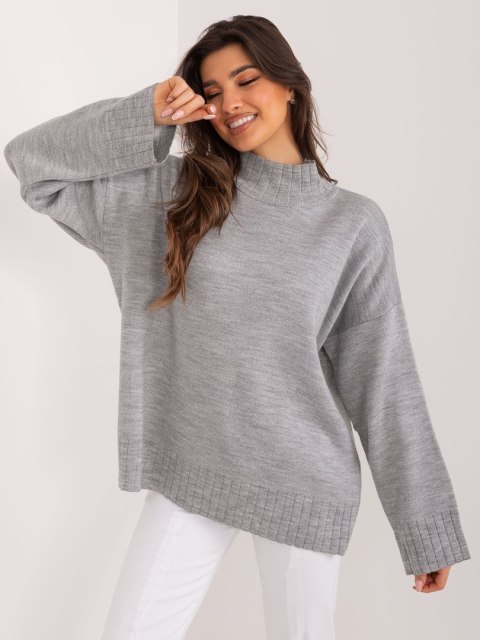 Sweter BA-SW-14149.95 szary Sweter BA-SW-14149.95 szary