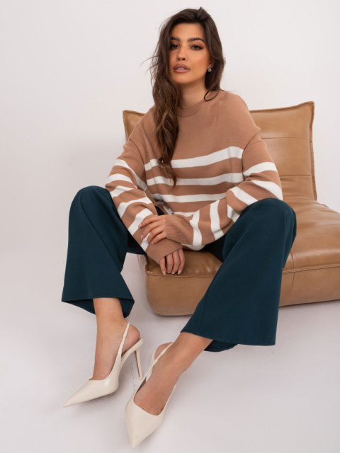 Sweter BA-SW-1427.38 camelowy Sweter BA-SW-1427.38 camelowy