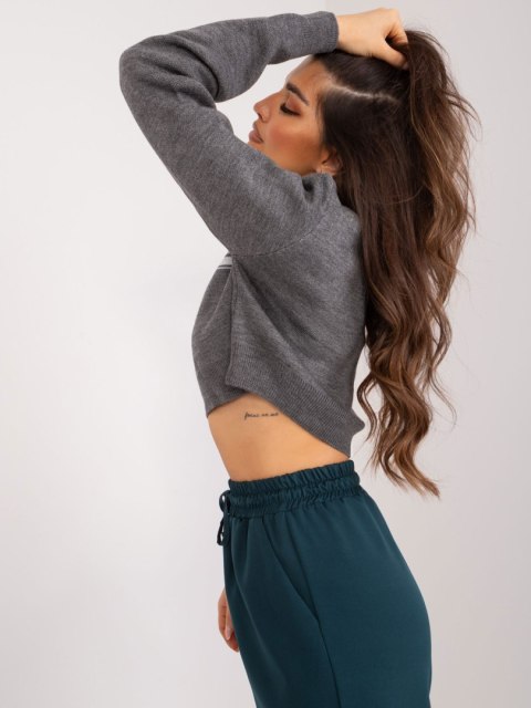 Sweter BA-SW-1489.24 ciemny szary Sweter BA-SW-1489.24 ciemny szary