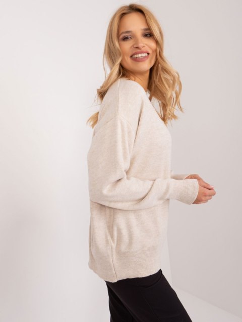 Sweter BA-SW-1494.37 jasny beżowy Sweter BA-SW-1494.37 jasny beżowy