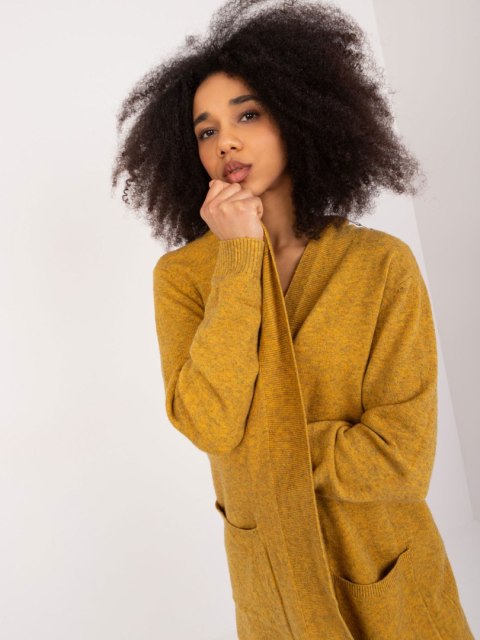 Sweter PM-SW-B417.20 ciemny żółty S/M Sweter PM-SW-B417.20 ciemny żółty S/M