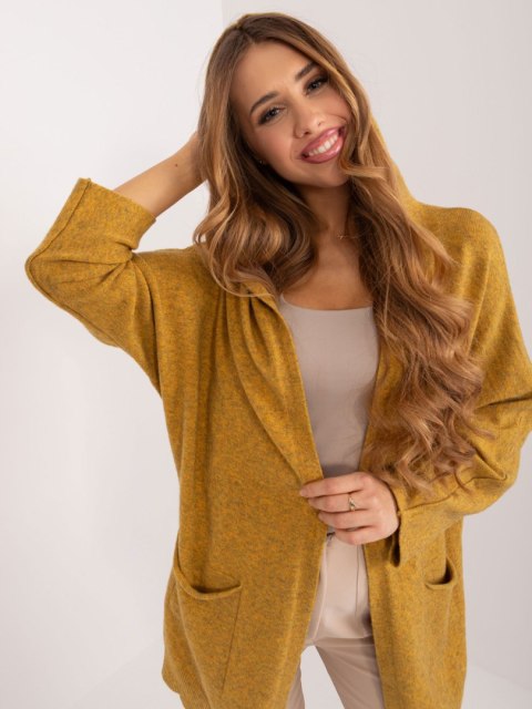 Sweter PM-SW-B418.39X ciemny żółty S/M