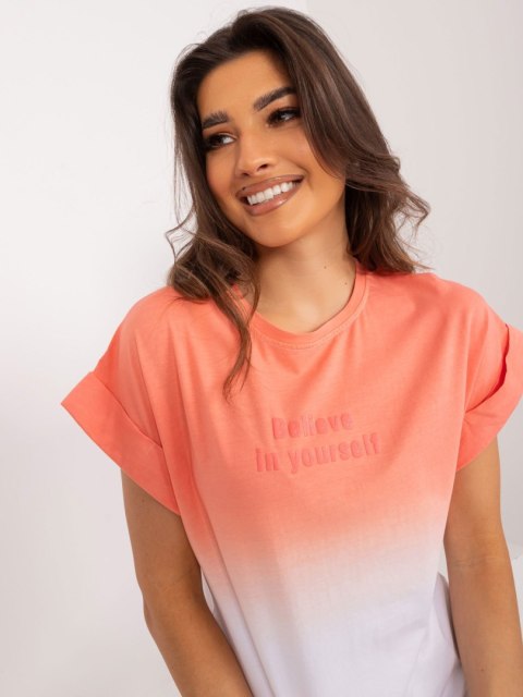 T-shirt NM-TS-NG23070.76 koralowy T-shirt NM-TS-NG23070.76 koralowy