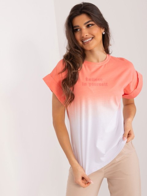 T-shirt NM-TS-NG23070.76 koralowy T-shirt NM-TS-NG23070.76 koralowy