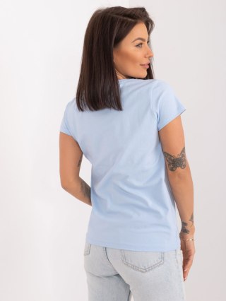 Bluzka RV-BZ-9619.27X jasny niebieski L/XL