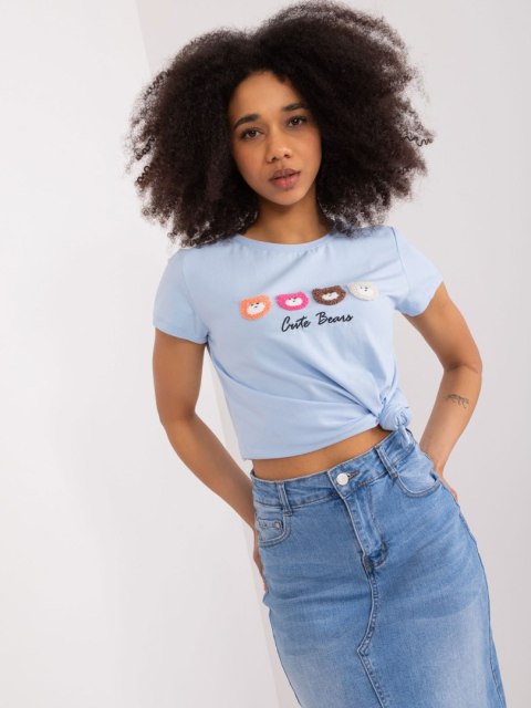 Bluzka RV-BZ-9625.56 jasny niebieski L/XL Bluzka RV-BZ-9625.56 jasny niebieski L/XL