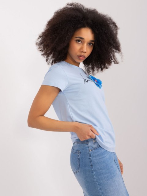 Bluzka RV-BZ-9647.16X jasny niebieski L/XL Bluzka RV-BZ-9647.16X jasny niebieski L/XL