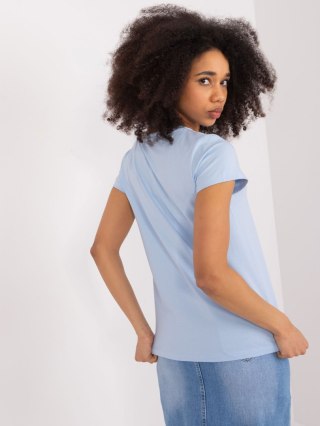 Bluzka RV-BZ-9647.16X jasny niebieski L/XL