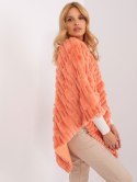 Poncho AT-PN-2347.16 pomarańczowy