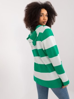 Sweter PM-SW-B426.38X biało-zielony L/XL