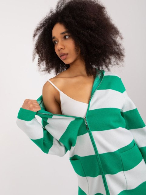 Sweter PM-SW-B426.38X biało-zielony L/XL Sweter PM-SW-B426.38X biało-zielony L/XL