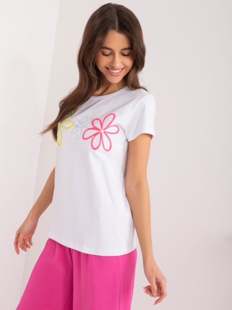 T-shirt RV-TS-9648.30 biały S/M T-shirt RV-TS-9648.30 biały S/M