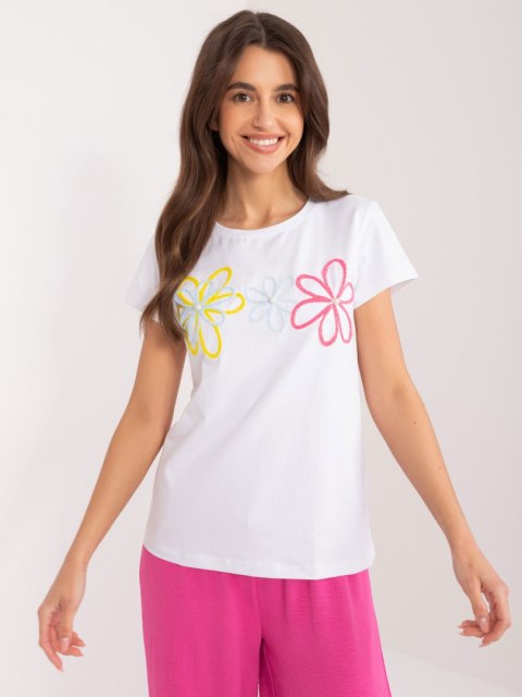T-shirt RV-TS-9648.30 biały S/M T-shirt RV-TS-9648.30 biały S/M