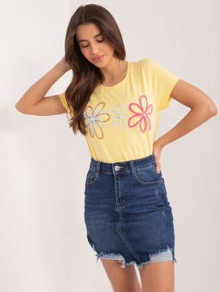 T-shirt RV-TS-9648.98 żółty L/XL