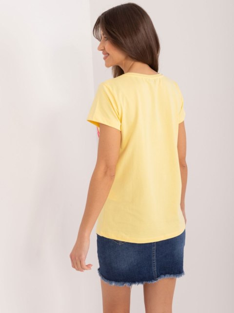 T-shirt RV-TS-9648.98 żółty S/M T-shirt RV-TS-9648.98 żółty S/M