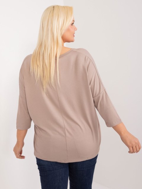 Bluzka RV-BZ-5745.18 ciemny bezowy Bluzka RV-BZ-5745.18 ciemny bezowy